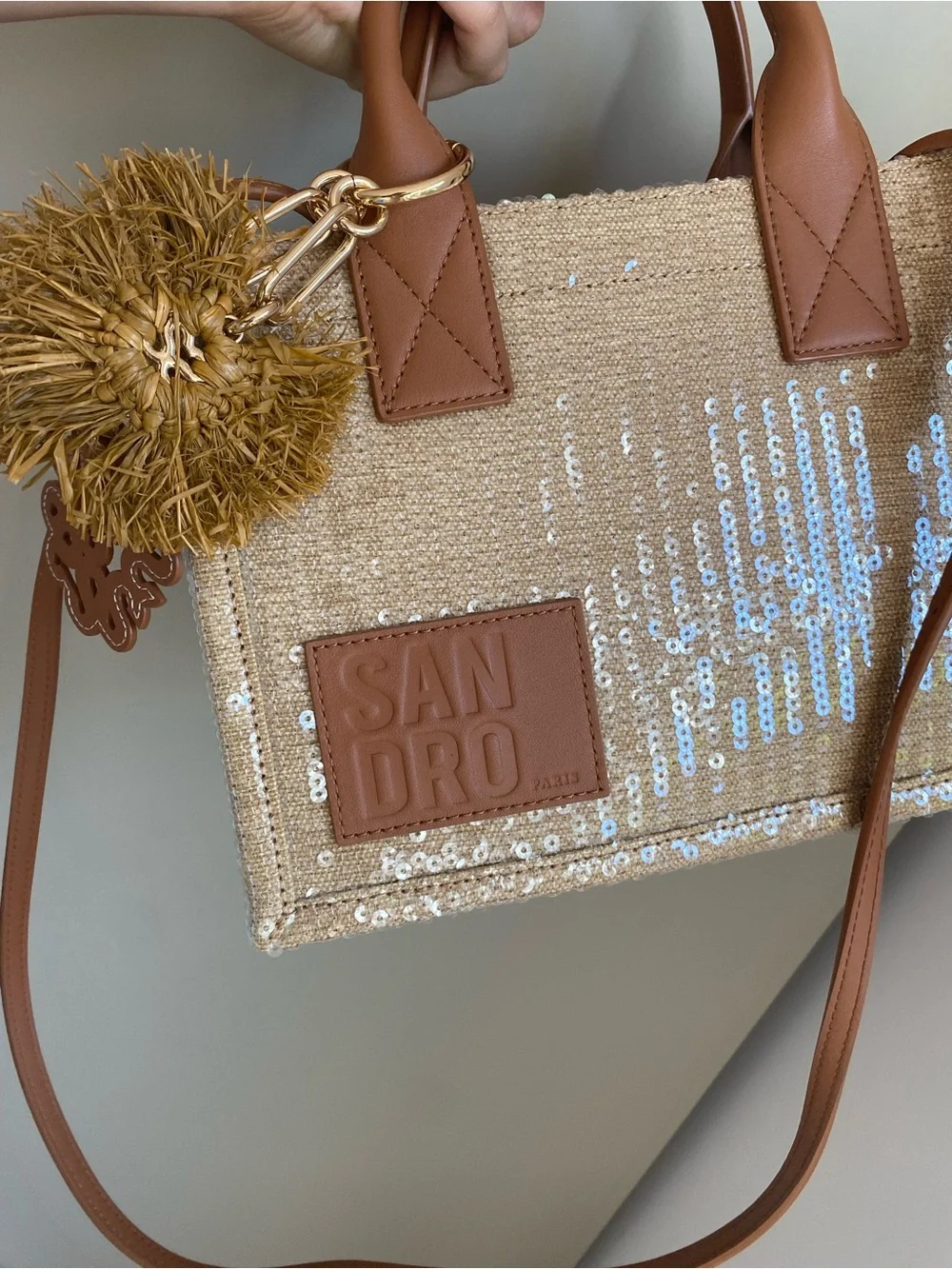 Sandro Kasbah Sequin Tote Bag